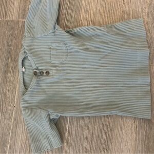 Jamie Kay Ribbed Short Sleeve Tee in Sage